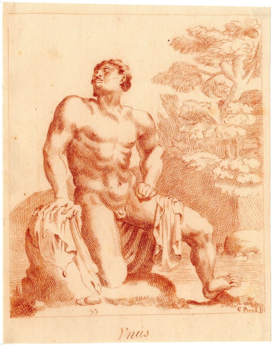 Beeld van een van de zonen van Niobe