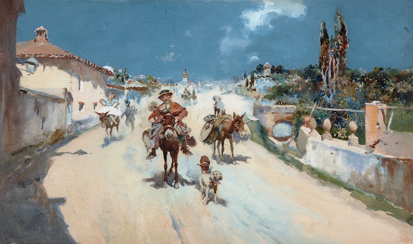 Entertainers Arriving in Town
