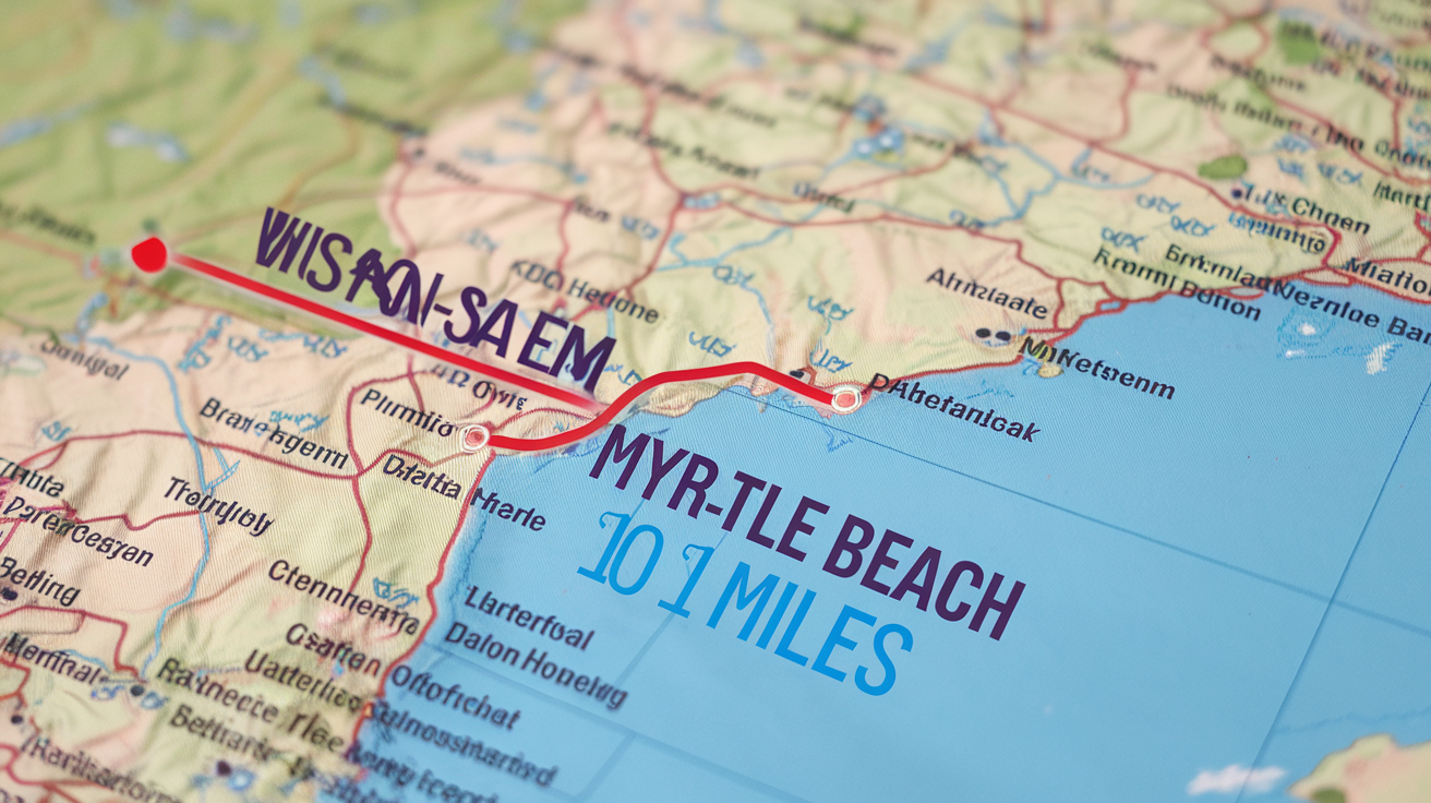 Distance and Travel Tips: Winston-Salem to Myrtle Beach