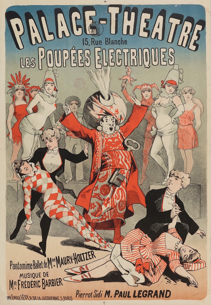 Palace Theatre 15 Rue Blanche Les Poupees Electriques 1883