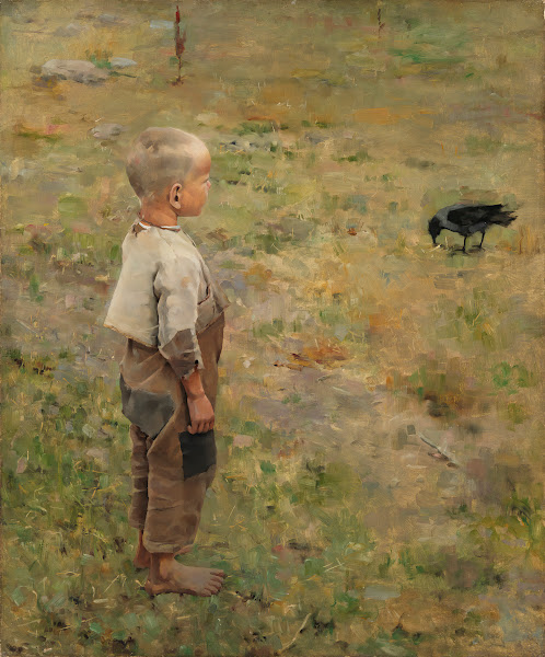 Boy With A Crow 1884
