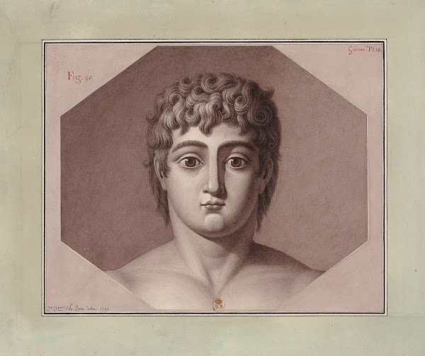 Tête vue de face 1792