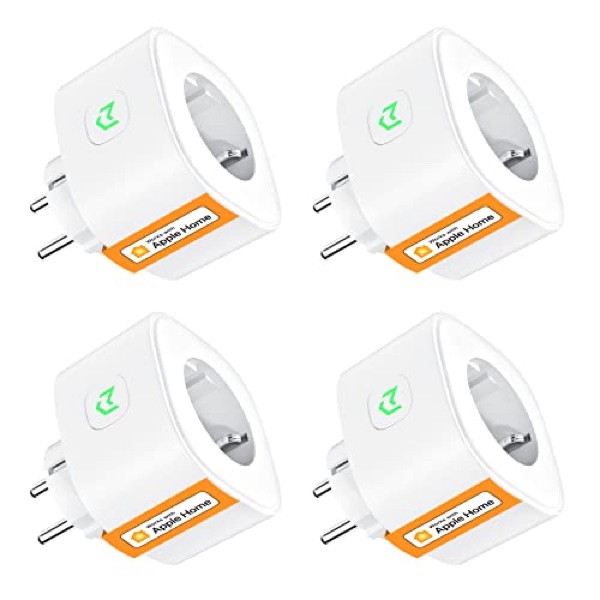 Ailun Pack de 4 Enchufes Inteligentes WiFi Compactos de 16A
