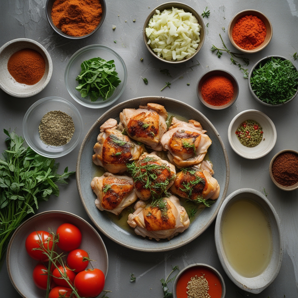 Ingredients for Nigella Chicken Thighs Easy Homemade Comfort Food