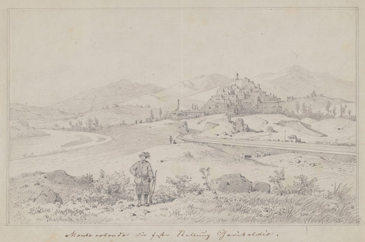 Military Guard Post of the Garibaldians at Monterotondo Lazio 1867