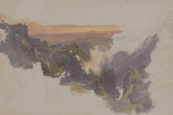 The waterfalls of Tivoli 1845