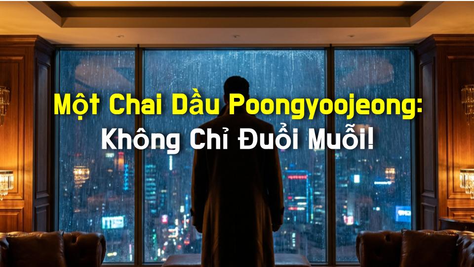 Một Chai Dầu Poongyoojeong: Không Chỉ Đuổi Muỗi!