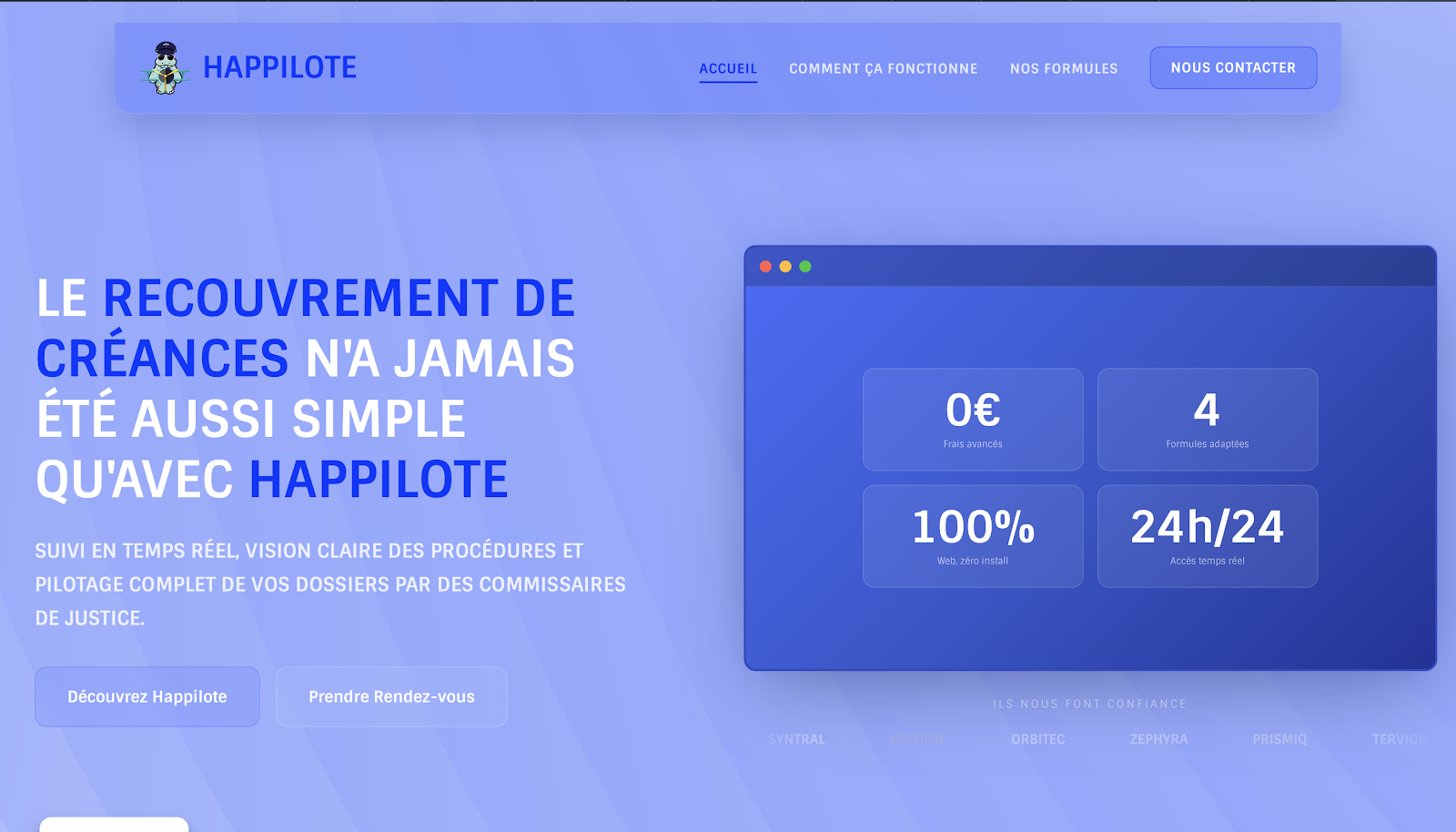 Logiciel de recouvrement
