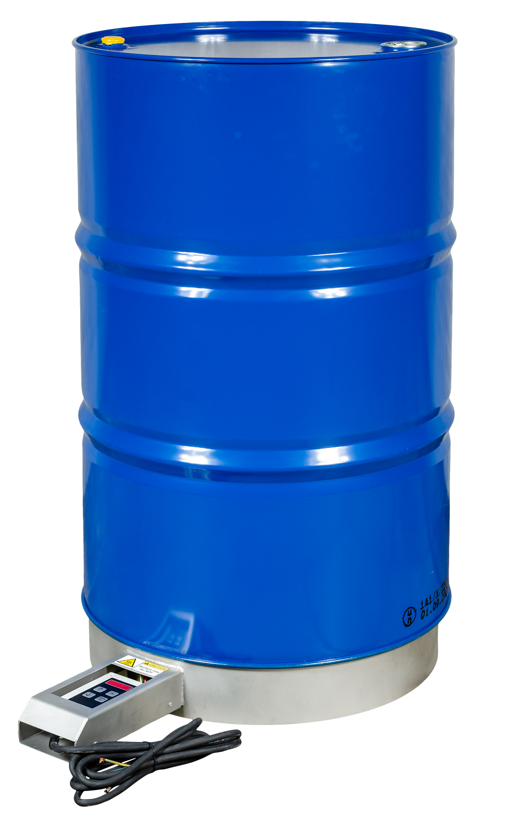 Bodemverwarmer voor 200L vaten – digitaal (0-120°C), 900W