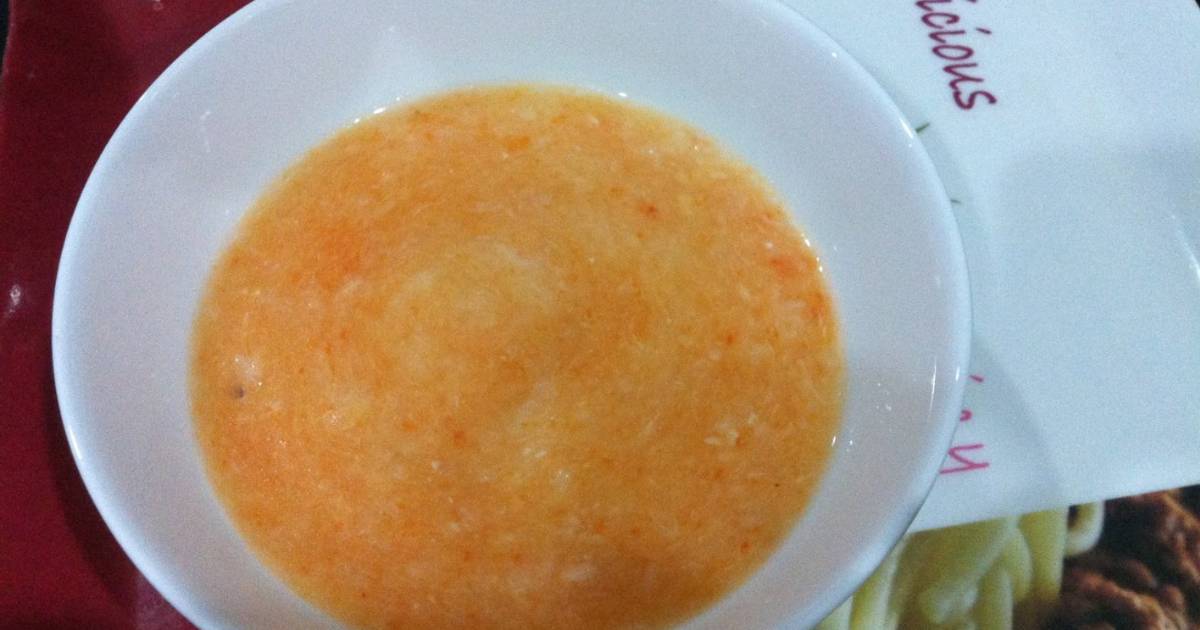 Cháo cá bống cà rốt