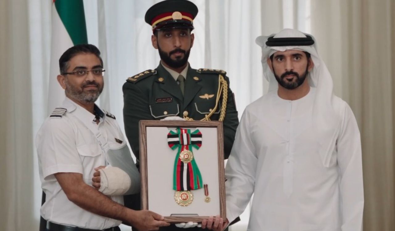 UAE Honours Indian Pilot Smit Machchhar for Cockpit Bravery