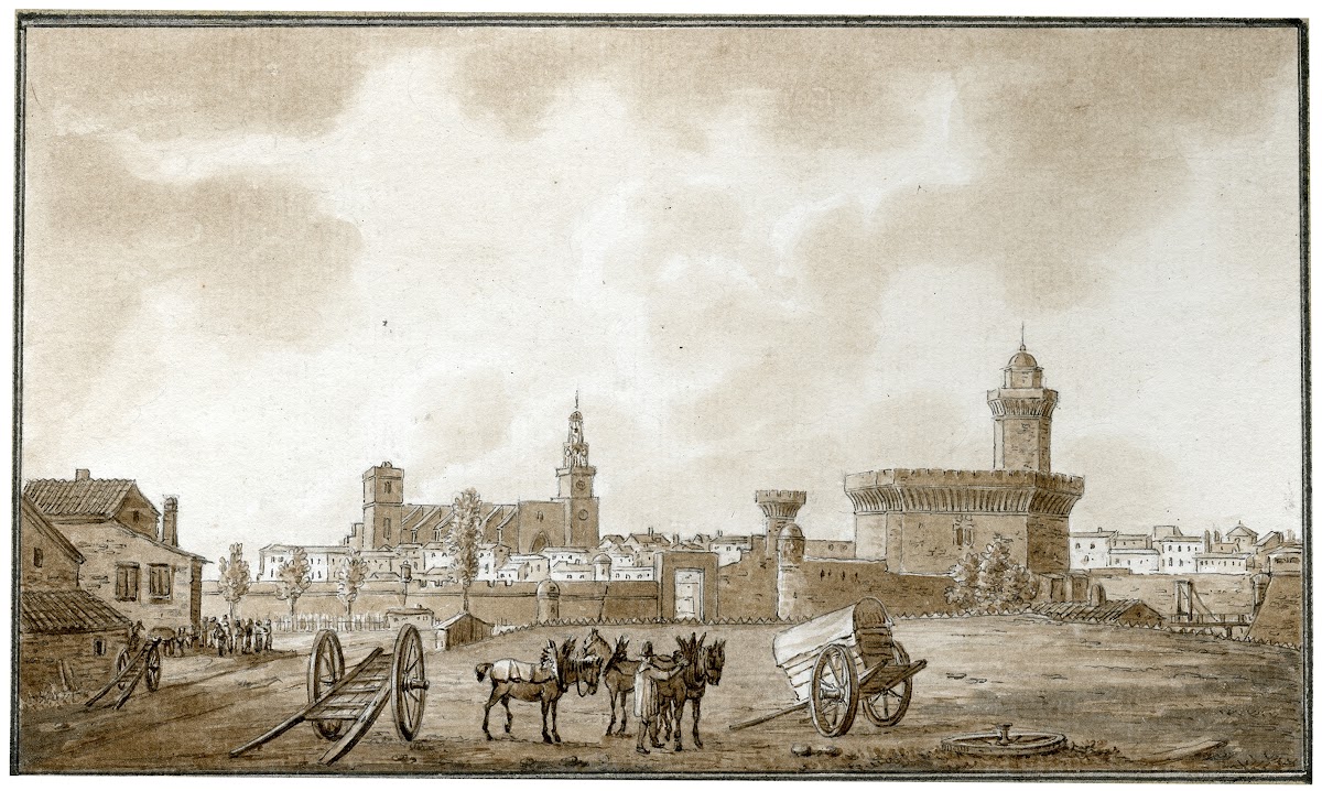 Gezicht op Perpignan