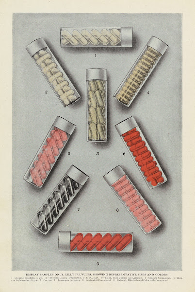 Display samples only Lilly Pulvules 1919