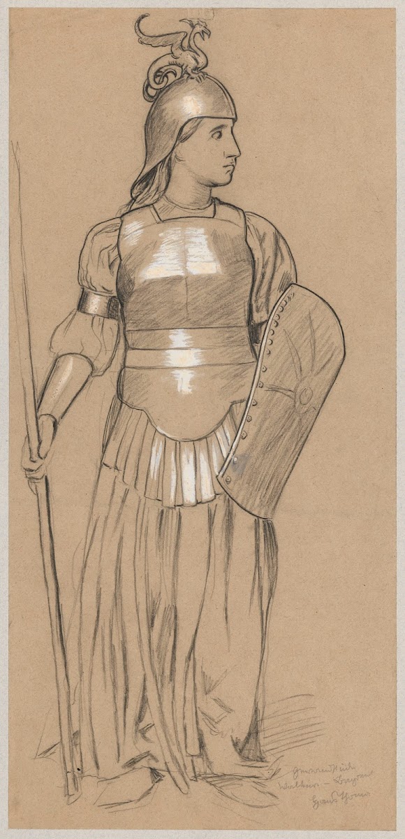 Design for Valkyries costume 1895