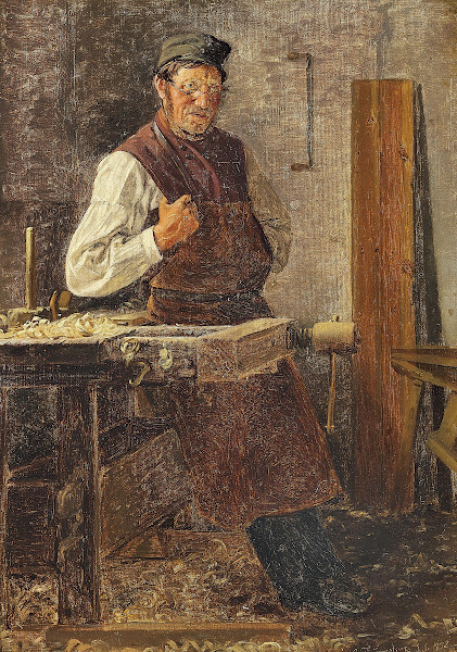 Landsbysnedkeren Studie 1878