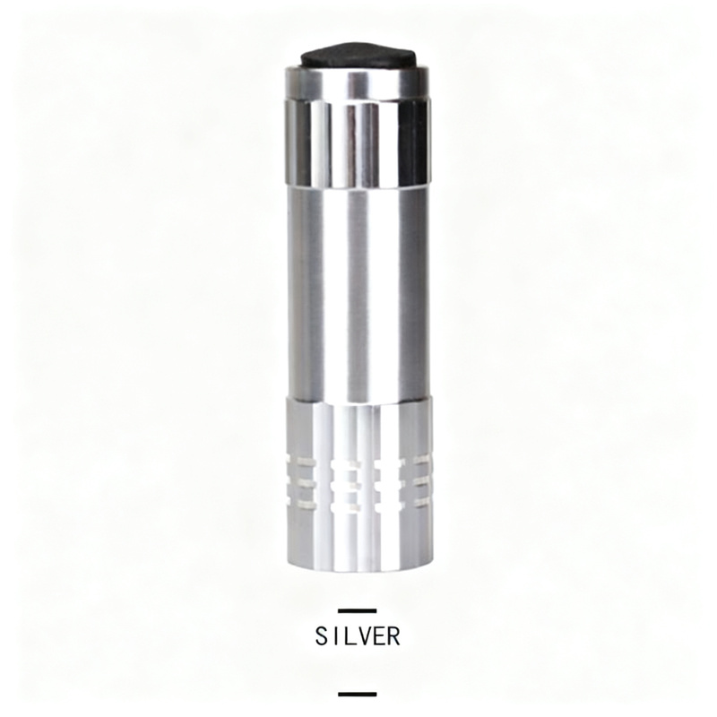 UV flashlight with aluminum casing