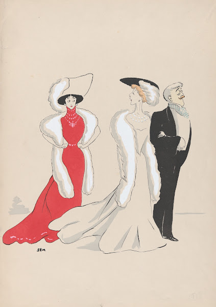 Caroline Otéro Liane de Pugy and Jean Lorrain 1910