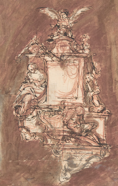 Design for a sepulchral monument late 17thearly 18th century