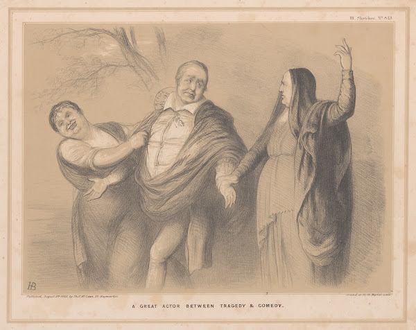 A great actor between tragedy  comedy 1845 1847