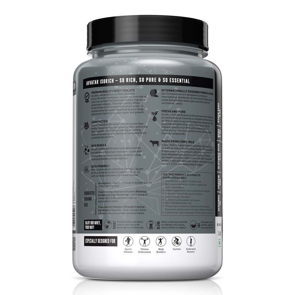 Avvatar Isorich Protein Malai Kulfi Flavour, 1 Kg