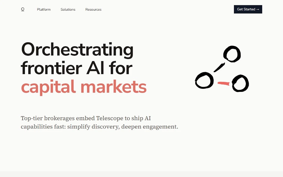 Captura de Telescope AI