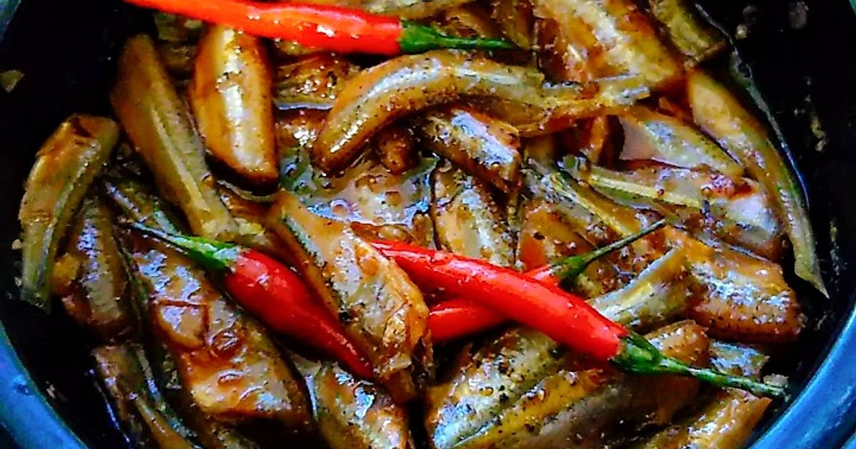 Cá lòng tong kho tiêu