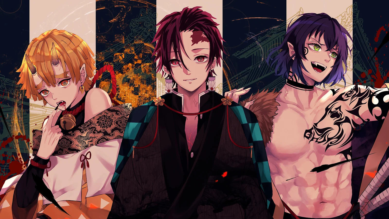 Demon Slayer, Anime, Fan Art, Manga 4K Desktop Wallpaper