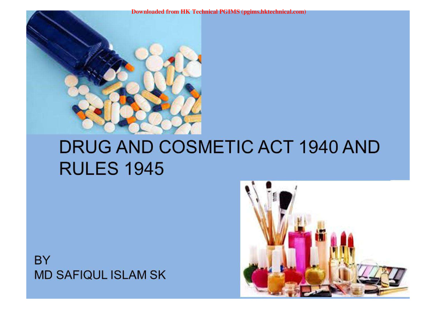 Drugs And Cosmetics Act 5th Semester B.Pharmacy ,BP505T Pharmaceutical Jurisprudence,BPharmacy,Handwritten Notes,BPharm 5th Semester,Important Exam Notes,