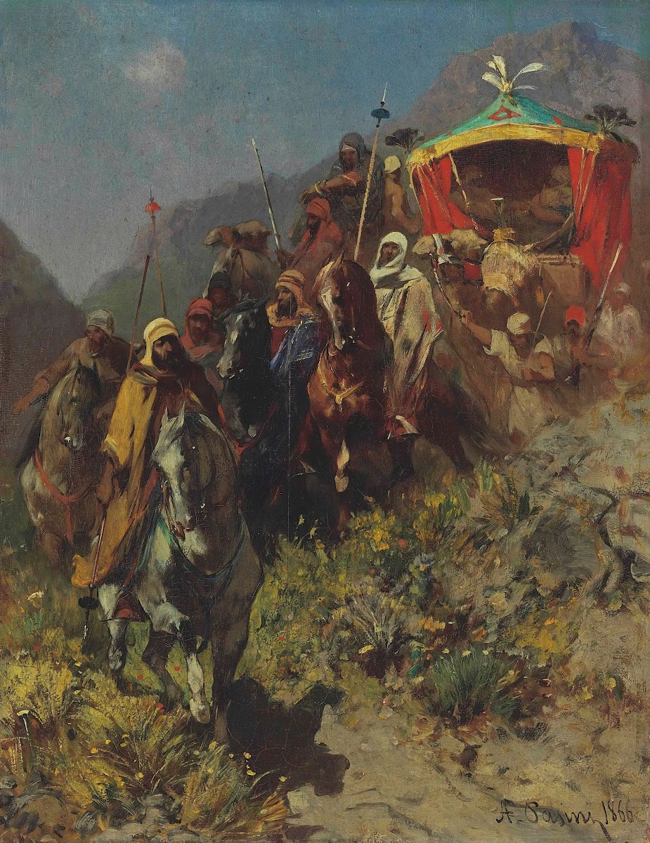 A Caravan on a Mountain Pass 1866