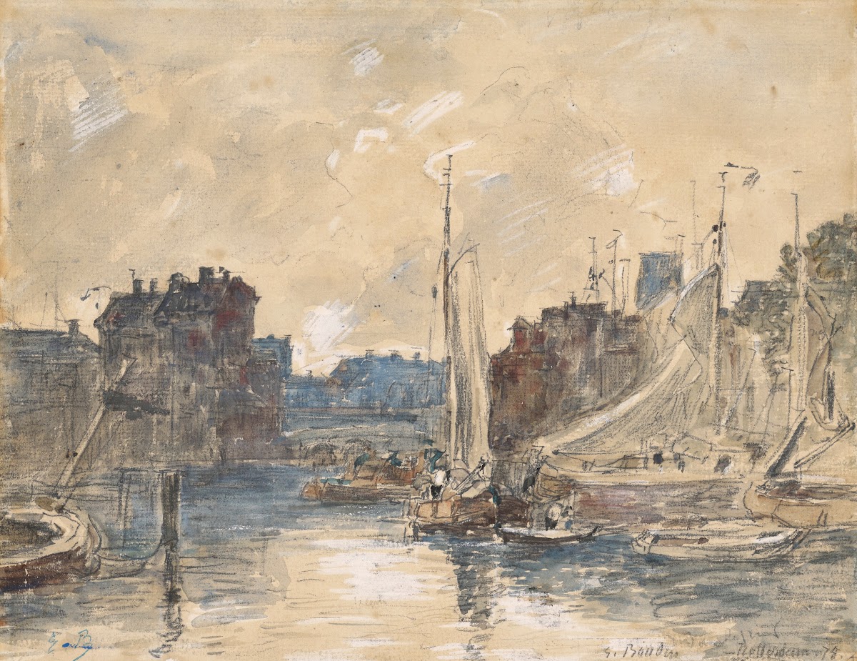 Port de Rotterdam 1875