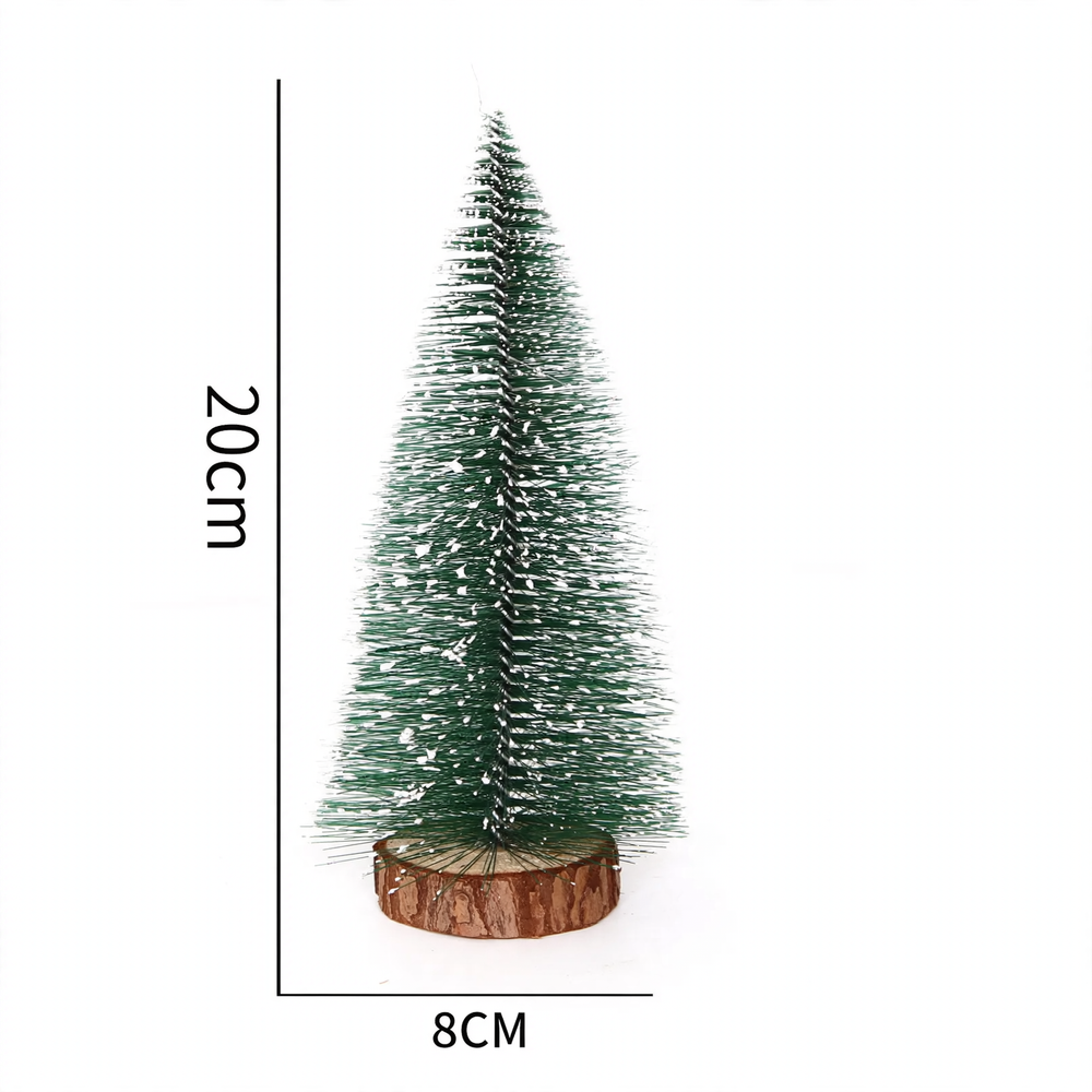 Mini Christmas tree made of pine needles, snow-covered, 10-40cm