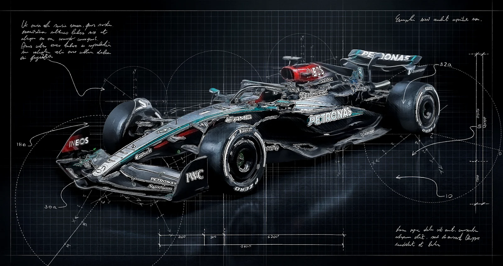 Formula 1, Car Design, Motorsport, Mercedes F1 2K Wallpaper Background (3000x1589)