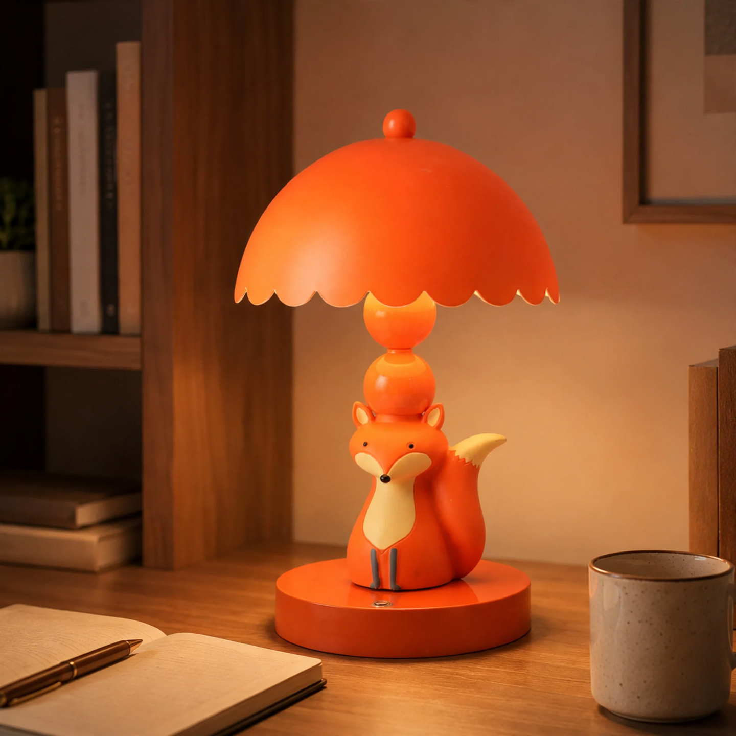 Cartoon Fox Table Lamp with Color Change