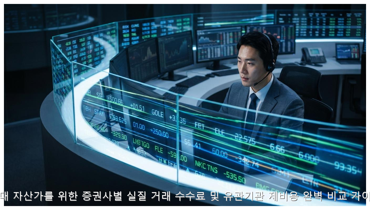 억대 자산가를 위한 증권사별 실질 거래 수수료 및 유관기관 제비용 완벽 비교 가이드 핵심 안내 및 분석 인포그래픽 (7)