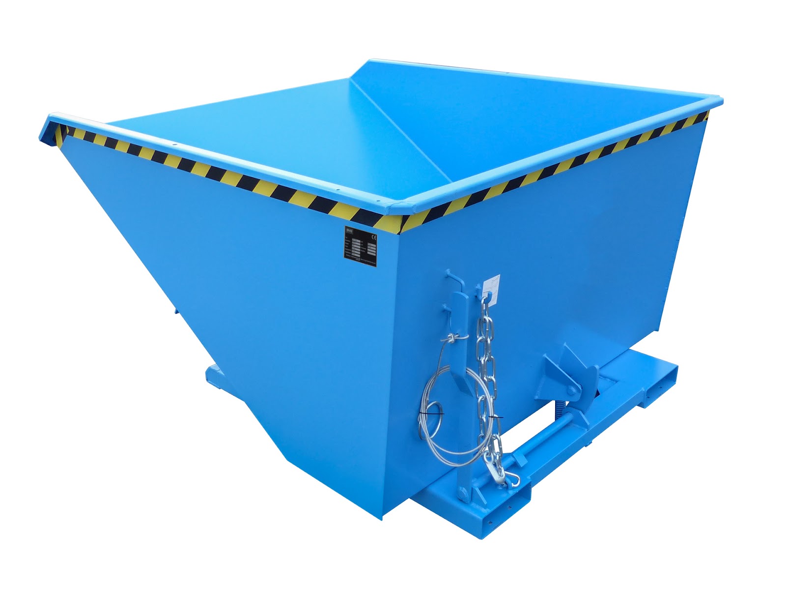 Kiepcontainer NK 100, gelakt, Lichtblauw