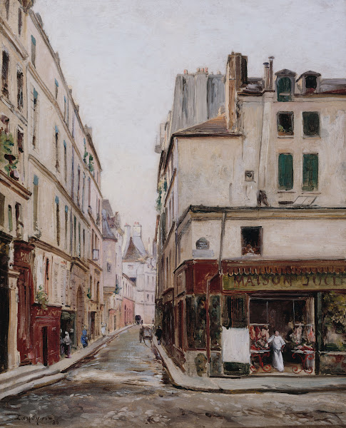 La Rue Hautefeuille 1886