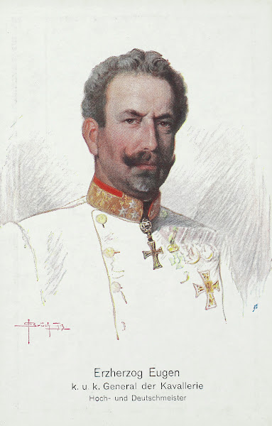 Erzherzog Eugen k u k General der Kavallerie Hoch  und Deutschmeister 1914