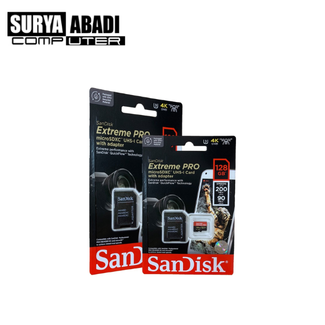 MICRO SD SANDISK 128 GB 200 MBPS EXTREME PRO