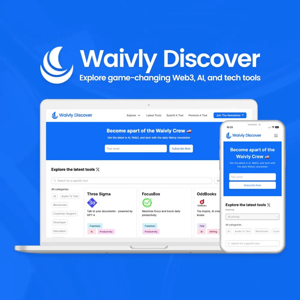 Captura de Waivly Discover