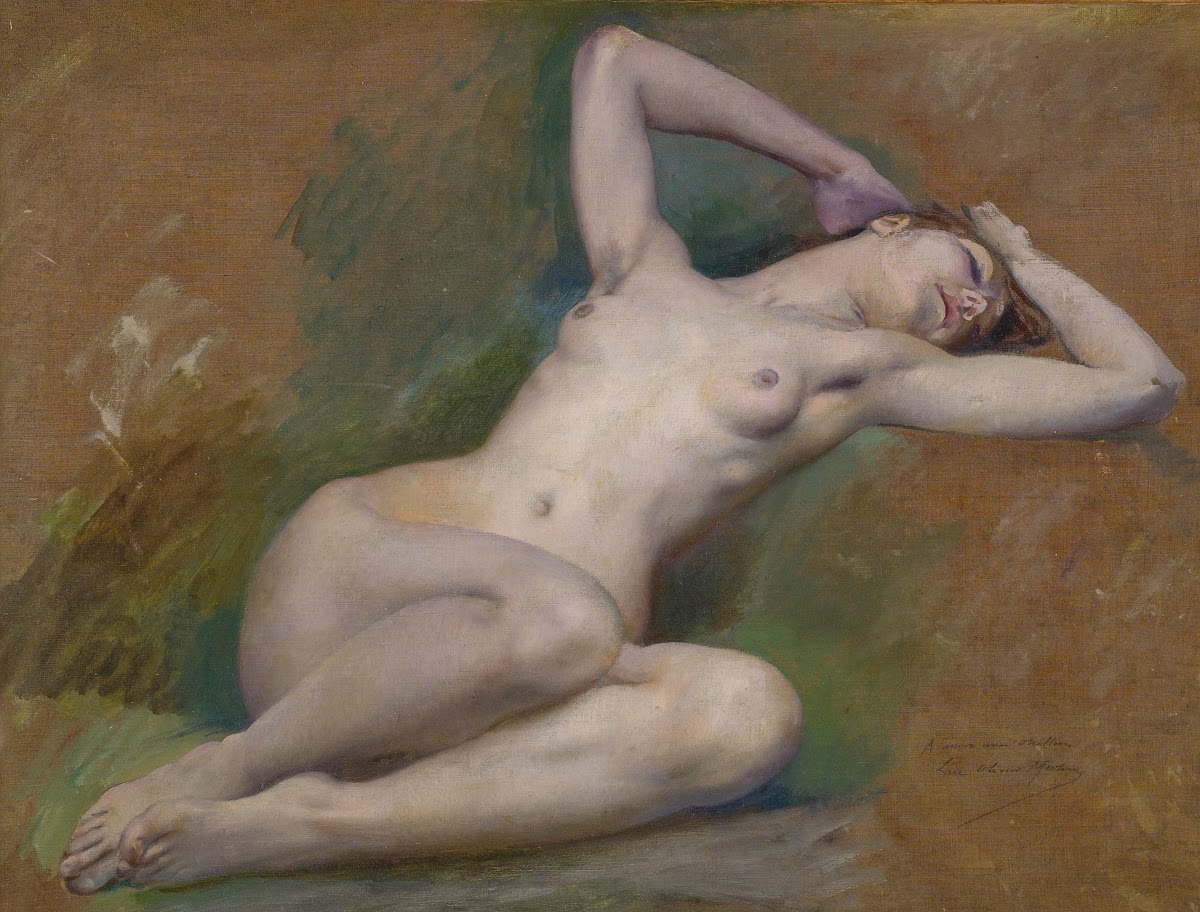 Study For The Figure Ofspring At Lopéra Comique Paris