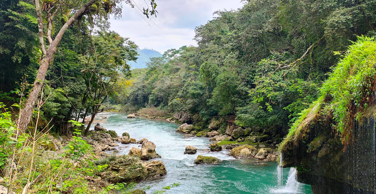 Tubbing en Semuc Champey