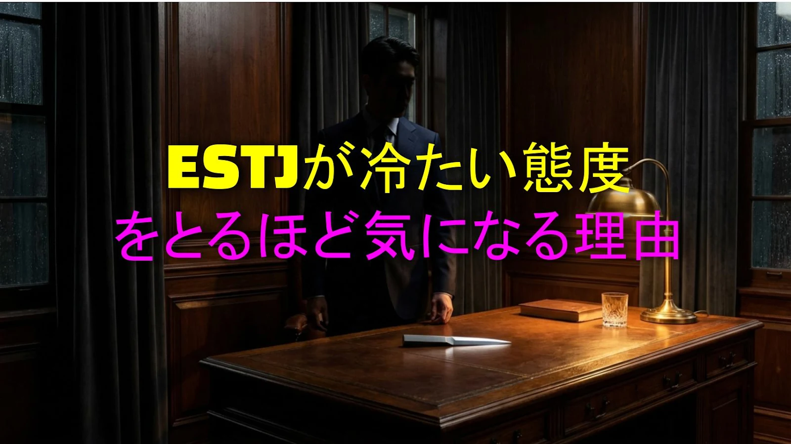 ESTJが冷たい態度をとるほど気になる理由