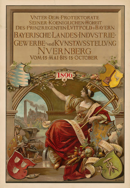 Bayerische Landes Industrie  Gewerbe  Und Kunstausstellung NüRnberg 1896 1896
