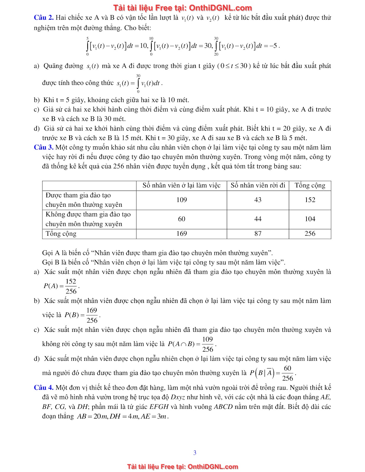 32 đề phát triển minh họa môn toán - có đáp án