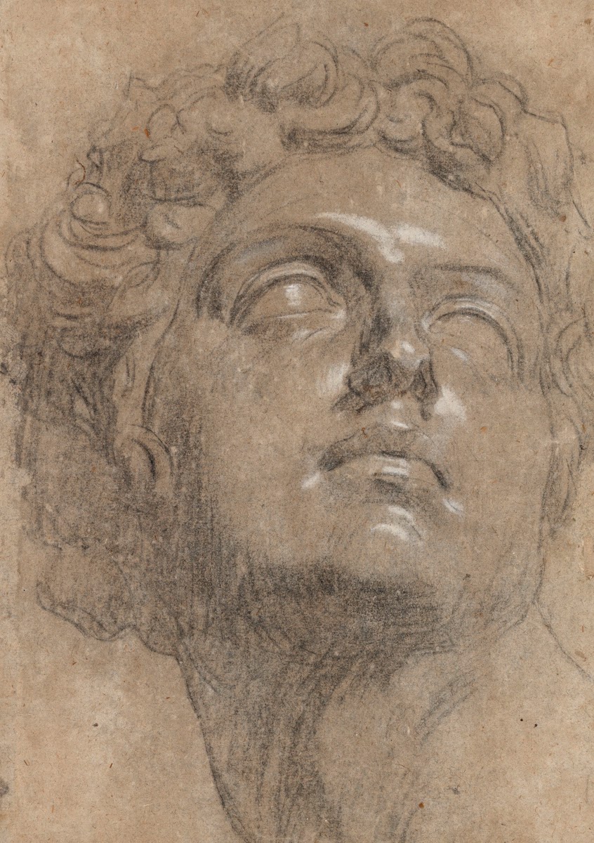 Head of Giuliano de Medici after Michelangelo