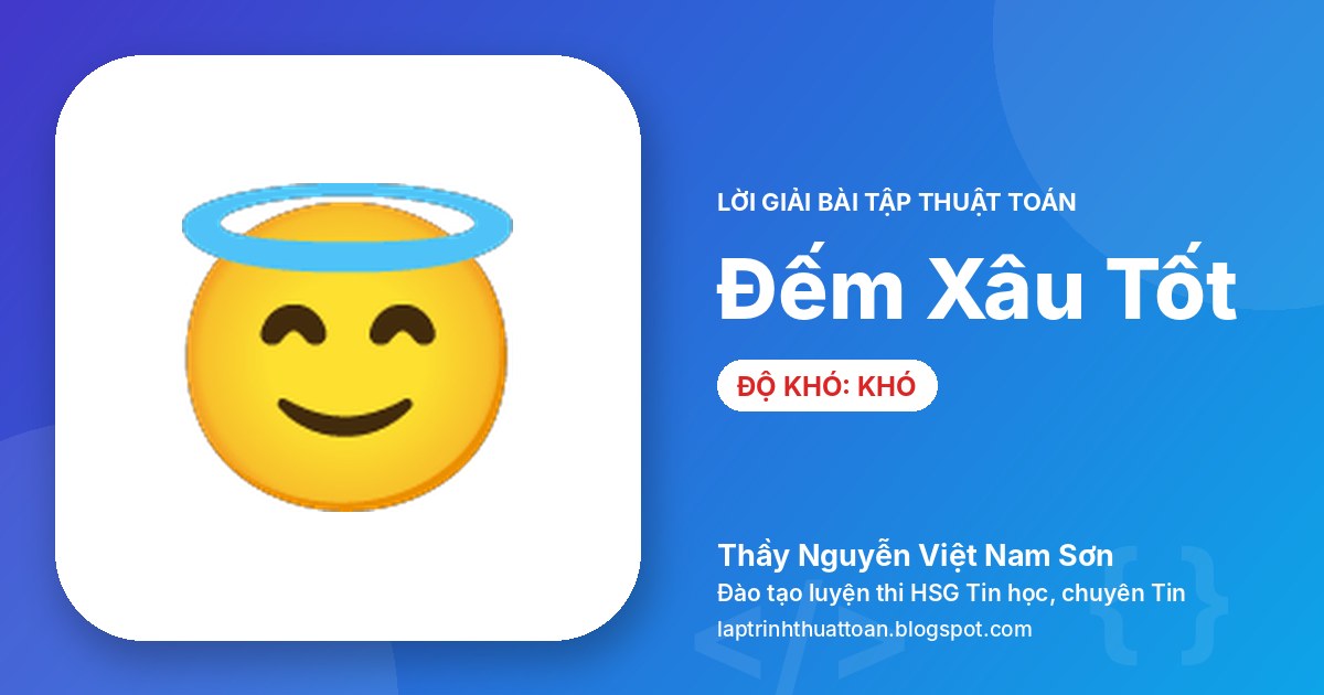 Đếm Xâu Tốt