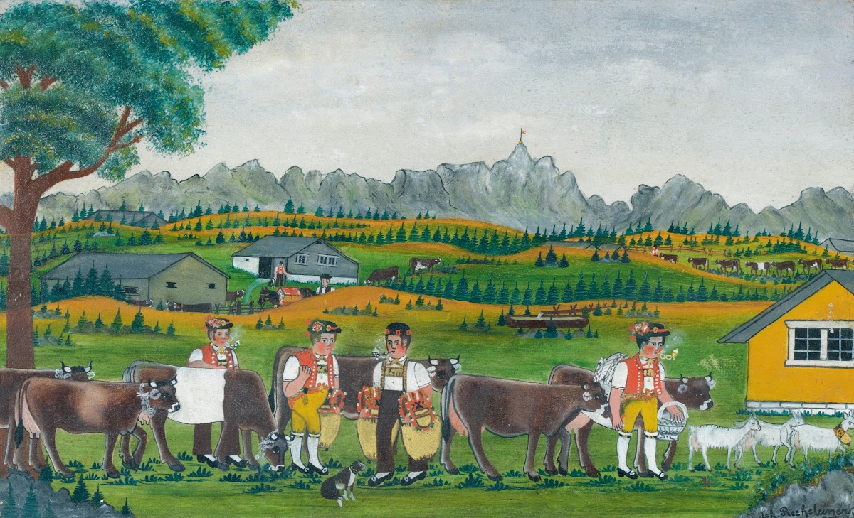 Arriving At The Alp