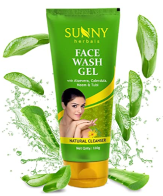 Sunny Face Wash Gel Enriched With Aloevera, Neem & Tulsi FREE Foot Cream