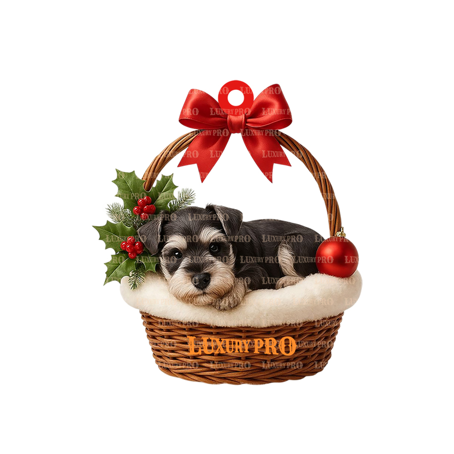 9cm Double-printed Wooden Ornament