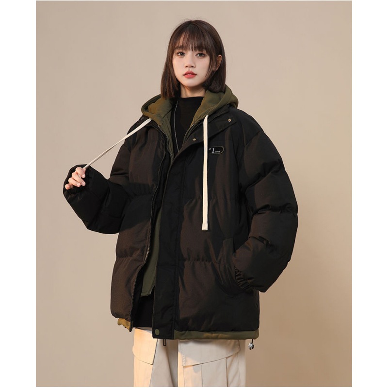 Padded Unisex Winter Jacket in Layered Look